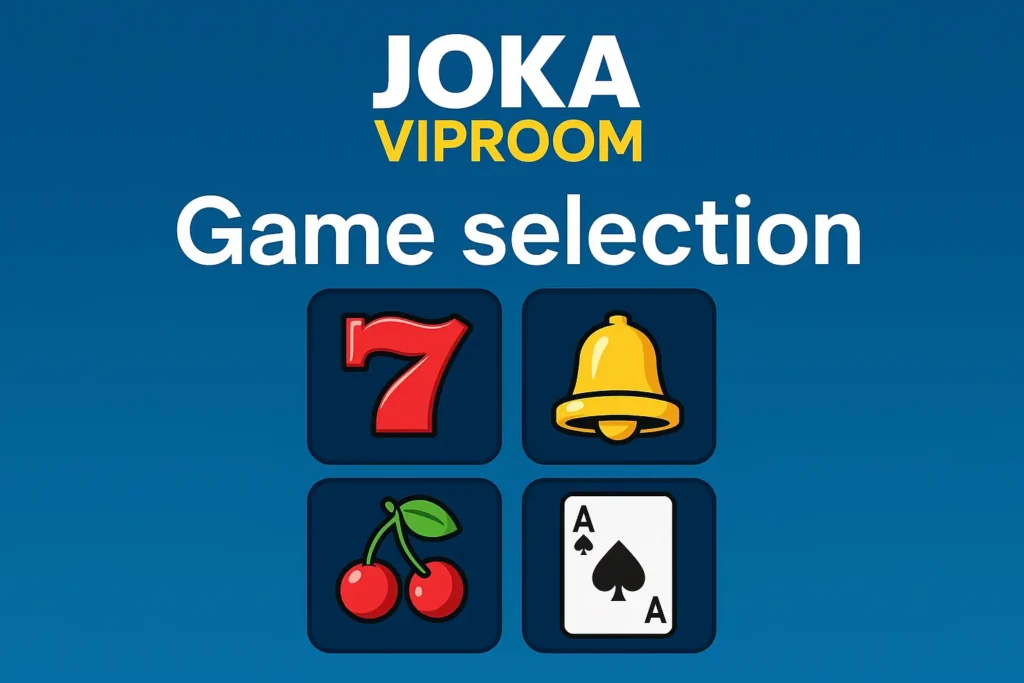 Joom Vip Room Game Selection