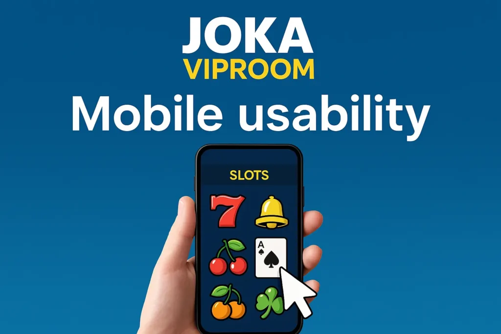 Joom Vip Room Mobile usability