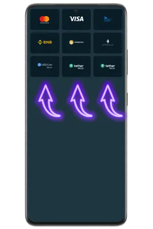 Choose deposit method for Joka casino casino bonus